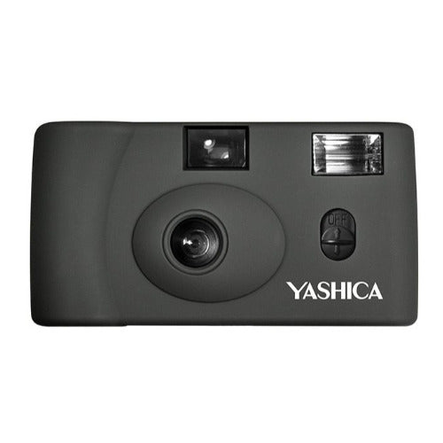 YASHICA MF-1 Snapshot Art 35mm Film Camera Set (Gray)
