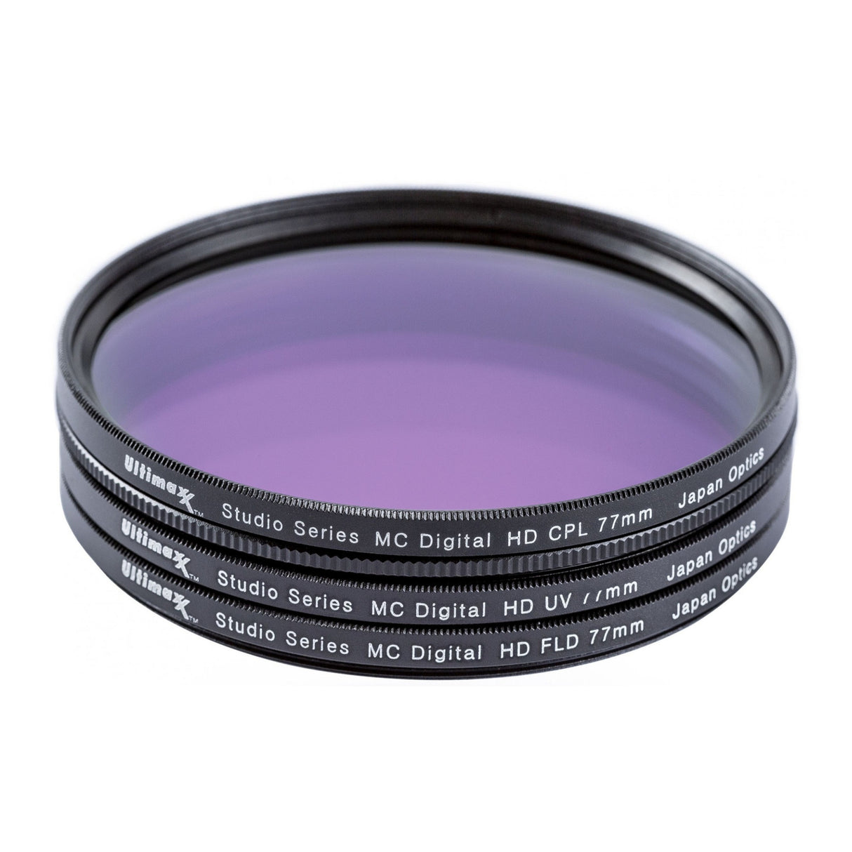 Ultimaxx 3-Piece Multi-Coated HD 37mm Filter Kit (UV, CPL, FLD) for DSLR Camera