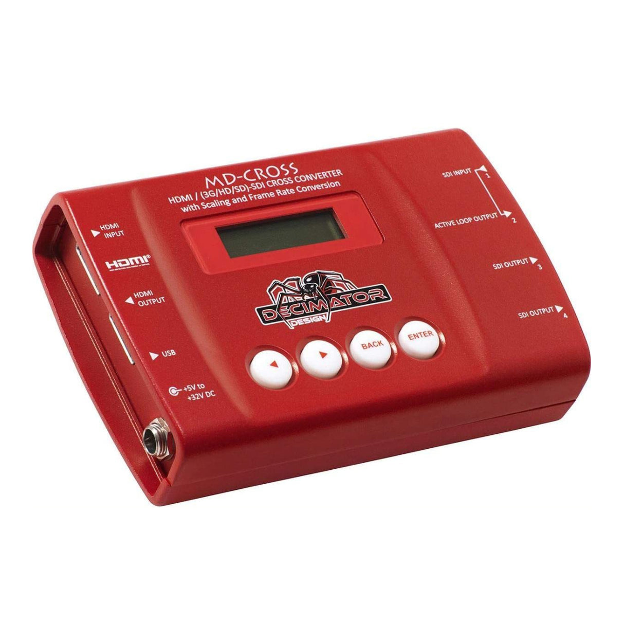Decimator MD-Cross V2 Miniature SDI/HDMI Cross Converter with Scaling and Frame Rate Conversion