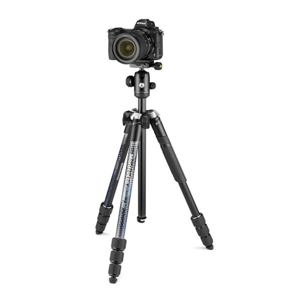 Manfrotto Element MII 4-Section Aluminum Travel Tripod with Ball Head (Black)