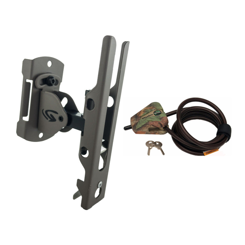 Cuddeback Genius Pan Tilt Lock Universal Trail Camera Mount and Cable Lock Kit