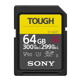 Sony TOUGH-G series 64GB SDXC UHS-II Card with Rugged Memory Card Carrying Case Bundle