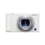 Sony ZV-1 Camera for Content Creators and Vloggers (White) with Vlogger Accessory Bundle