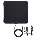 Knox Gear Ultra Thin Digital HDTV Antenna with Nylon-Braided 4K HDMI Cable