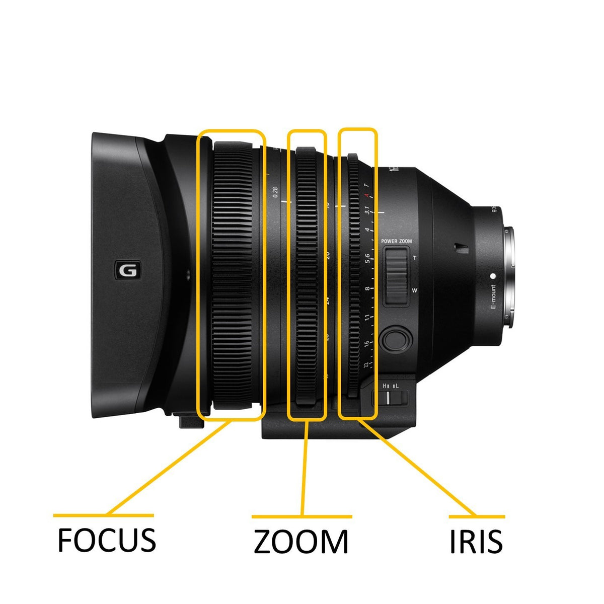 Sony FE C 16-35mm T3.1 G Full-Frame Cinema Lens