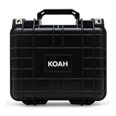 Koah Weatherproof Hard Case with Customizable Foam (10 x 9 x 5 Inch)