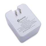 Kratos Power 40W QC3.0/PD3.0 4-Port USB Wall Charger with Digital Display and Foldable Plug