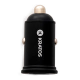 Kratos Power 36W 2-Port USB-A 18W QC3.0 and Type-C 18W PD Aluminum Mini Car Charger
