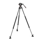 Manfrotto 504X Fluid Video Head with 635 FAST Single Carbon Leg