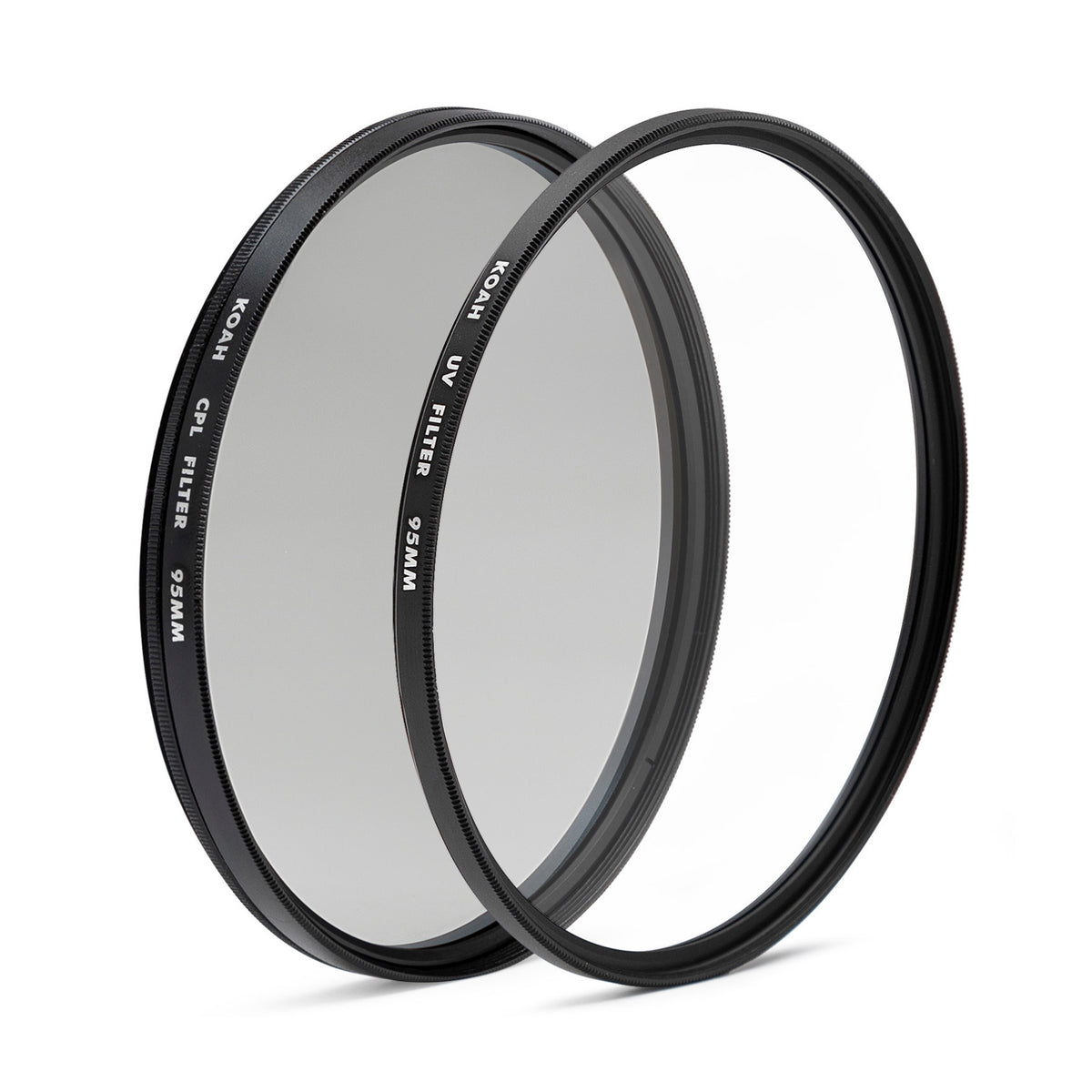 Koah 95mm Circular Polarizing and UV Protective Lens Filter Bundle (Open Box)