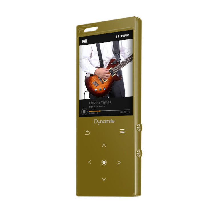 Samvix Dynamite Kosher 8GB  MP3 Player with Bluetooth, Touch Buttons, & Voice Recorder (Gold)