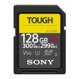 Sony 128GB UHS-II Tough G-Series SD Card 2-Pack Bundle with Case and Reader