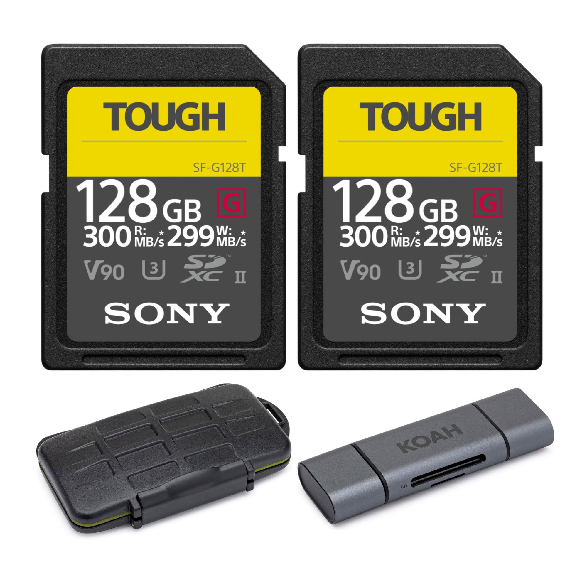 Sony SFG128T/T1 SDXC UHS-II TOUGH G Series Memory Card - Thumbnail 3