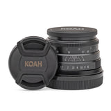 Koah Artisans Series 35mm f/1.7 Large Aperture Manual Focus Lens for Fujifilm FX (Black)