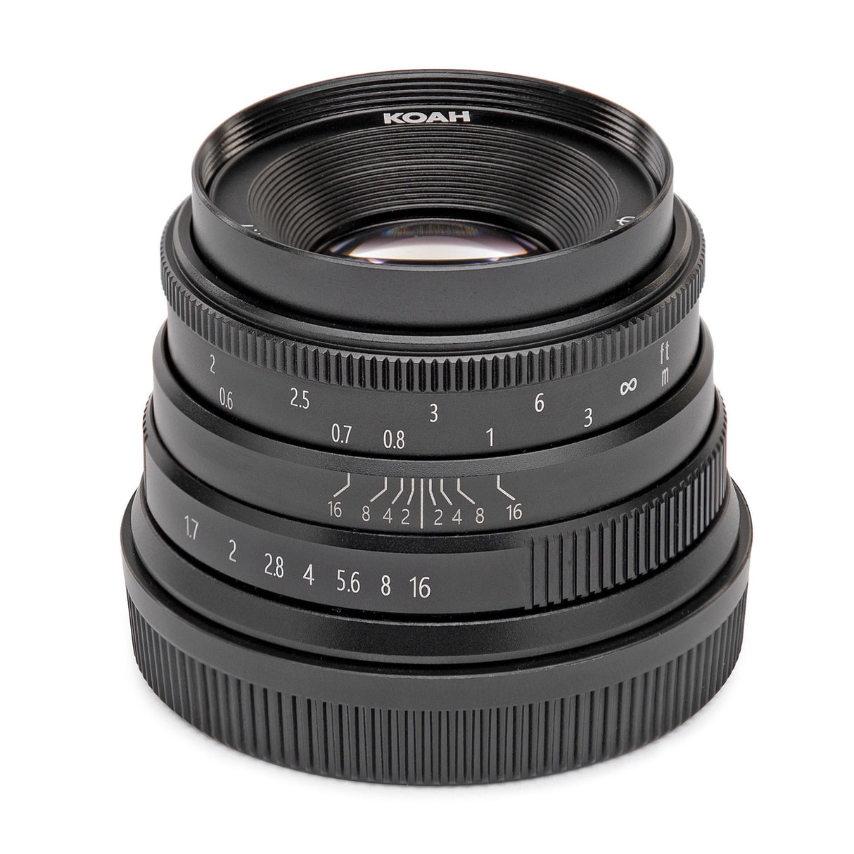 Koah Artisans Series 35mm f/1.7 Large Aperture Manual Focus Lens for Fujifilm FX (Black)
