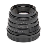 Koah Artisans Series 35mm f/1.7 Large Aperture Manual Focus Lens for Fujifilm FX (Black)