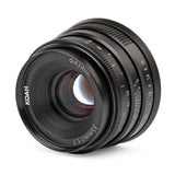 Koah Artisans Series 35mm f/1.7 Large Aperture Manual Focus Lens for Micro Four Thirds (Black)
