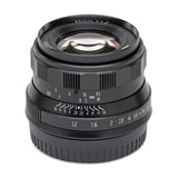 Koah Artisans Series 35mm f/1.2 Large Aperture Manual Focus Lens for Canon EOS-M Mount (Black)