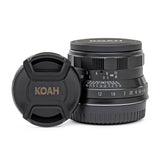 Koah Artisans Series 35mm f/1.2 Large Aperture Manual Focus Lens for Fujifilm FX (Black)