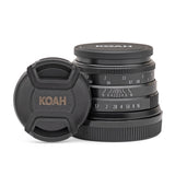 Koah Artisans Series 35mm f/1.7 Large Aperture Manual Focus Lens for Sony E (Black)