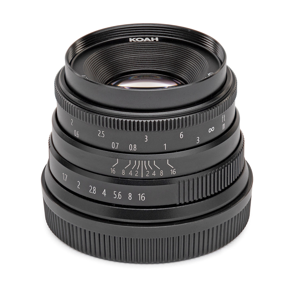 Koah Artisans Series 35mm f/1.7 Large Aperture Manual Focus Lens for Sony E (Black)