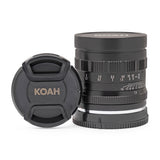 Koah Artisans Series 50mm f/1.4 Large Aperture Manual Focus Lens for Fujifilm FX (Black)