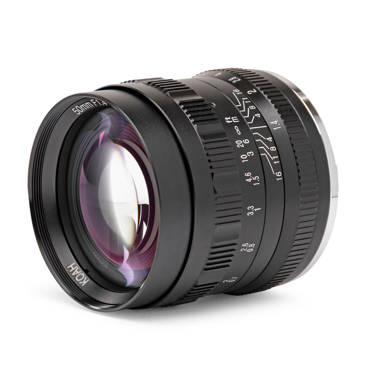 Koah Artisans Series 50mm f/1.4 Large Aperture Manual Focus Lens for Sony E (Black)