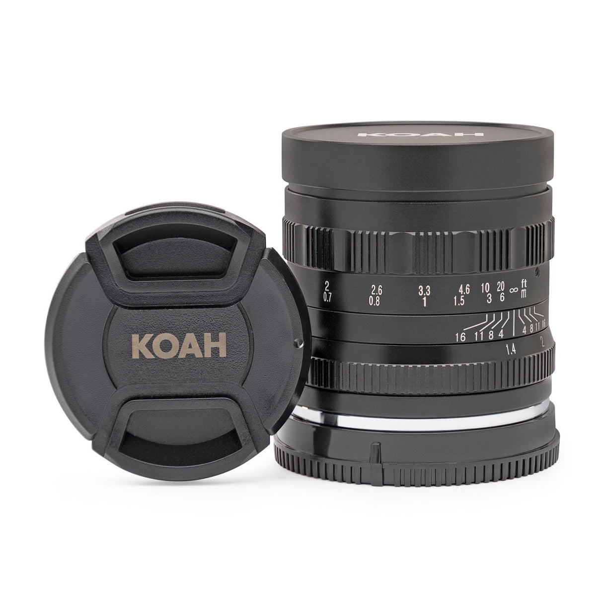 Koah Artisans Series 50mm f/1.4 Large Aperture Manual Focus Lens for Sony E (Black)