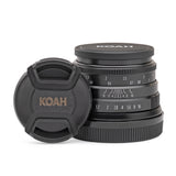 Koah Artisans Series 35mm f/1.7 Manual Focus Lens for Canon EF-M Mount (Black)