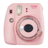 Fujifilm instax Mini 9 Instant Film Camera (Blush Pink with Clear Accents)