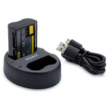 Koah Battery (2-Pack) and Dual Charger for Nikon EN-EL15B
