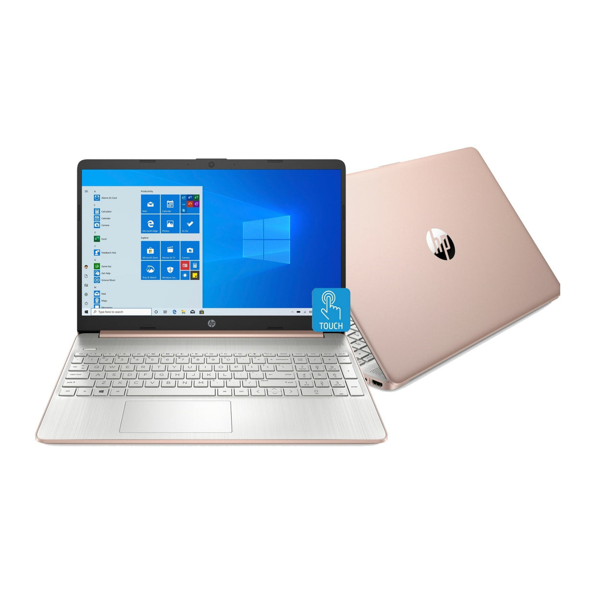 HP 15-EF AMD Athlon Gold 3150U 8GB 256GB SSD 15.6-Inch Touch WLED Laptop