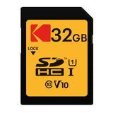 Kodak 32GB Class 10 UHS-I U1 SDHC Memory Card (5-Pack) Bundle with OTG Card Reader