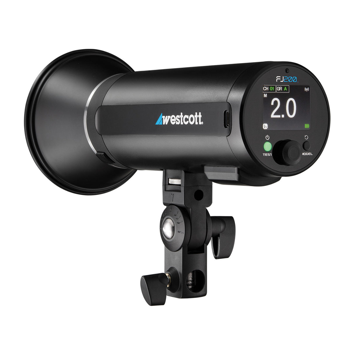 Westcott FJ200 200Ws Strobe Light with FJ-X3M Wireless Flash Trigger, 64GB SD Card & Backdrop Boards