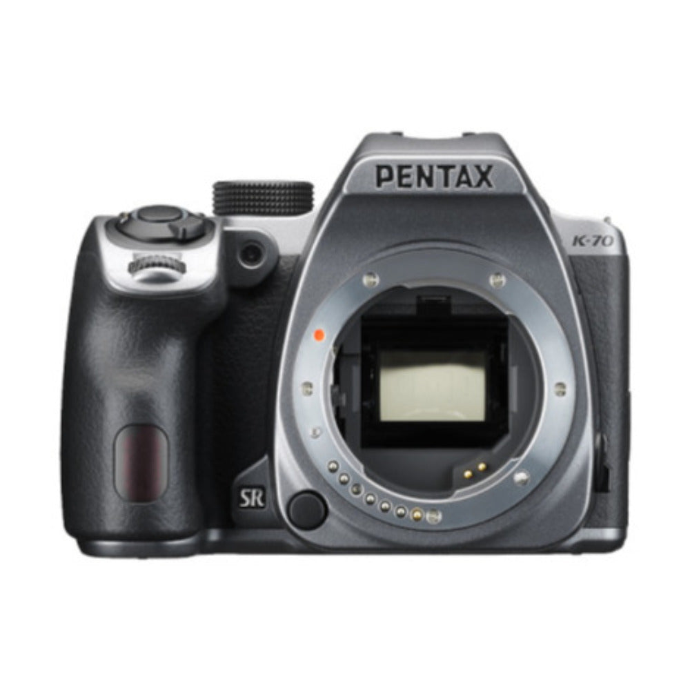 Pentax K-70 DSLR Camera (Body Only, Silver)