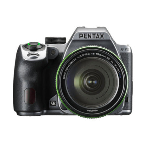 Pentax K-70 DSLR Camera (Body Only, Silver)