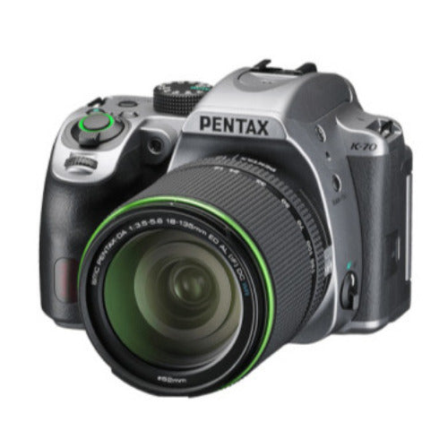 Pentax K-70 DSLR Camera (Body Only, Silver)