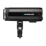 Westcott FJ200 200Ws Strobe Light with 64GB SD Card and Koah Photography Backdrop Boards