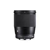 Sigma 16mm f/1.4 DC DN Contemporary Lens for Canon EF-M with 64GB Ultra SDXC UHS-I Card Bundle