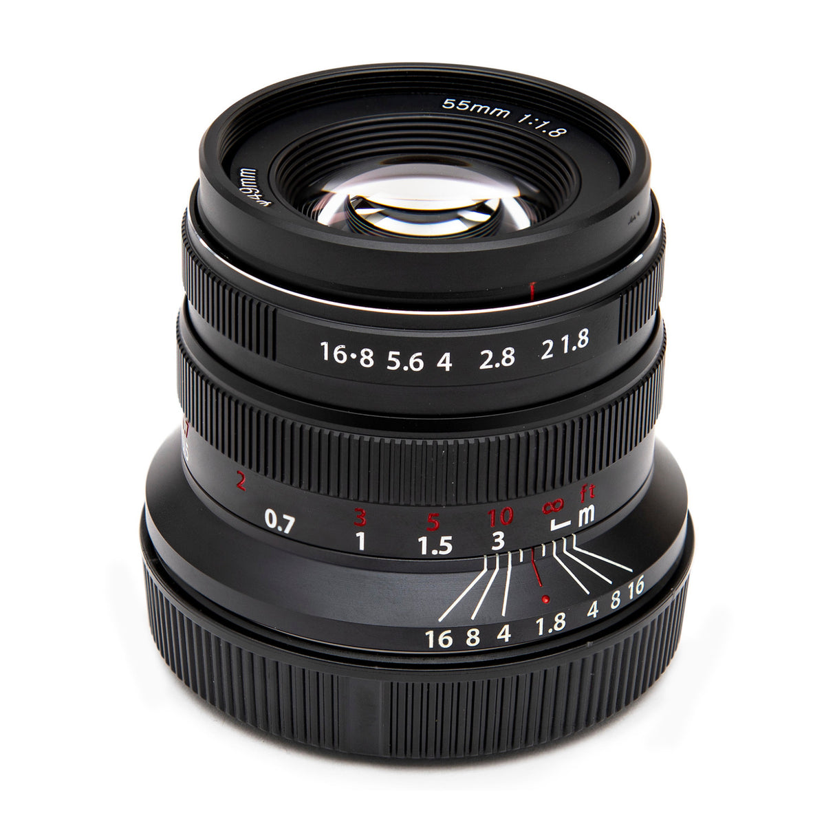 Koah Artisans 55mm f/1.8 Large Aperture Manual Focus Lens for Sony E (Black)