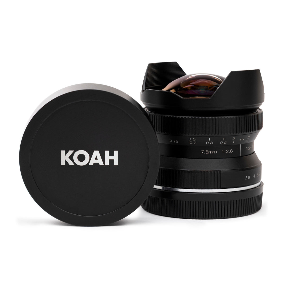Koah Artisans Series 7.5mm f/2.8 Wide-Angle Fisheye Lens for Micro Four Thirds (Black)
