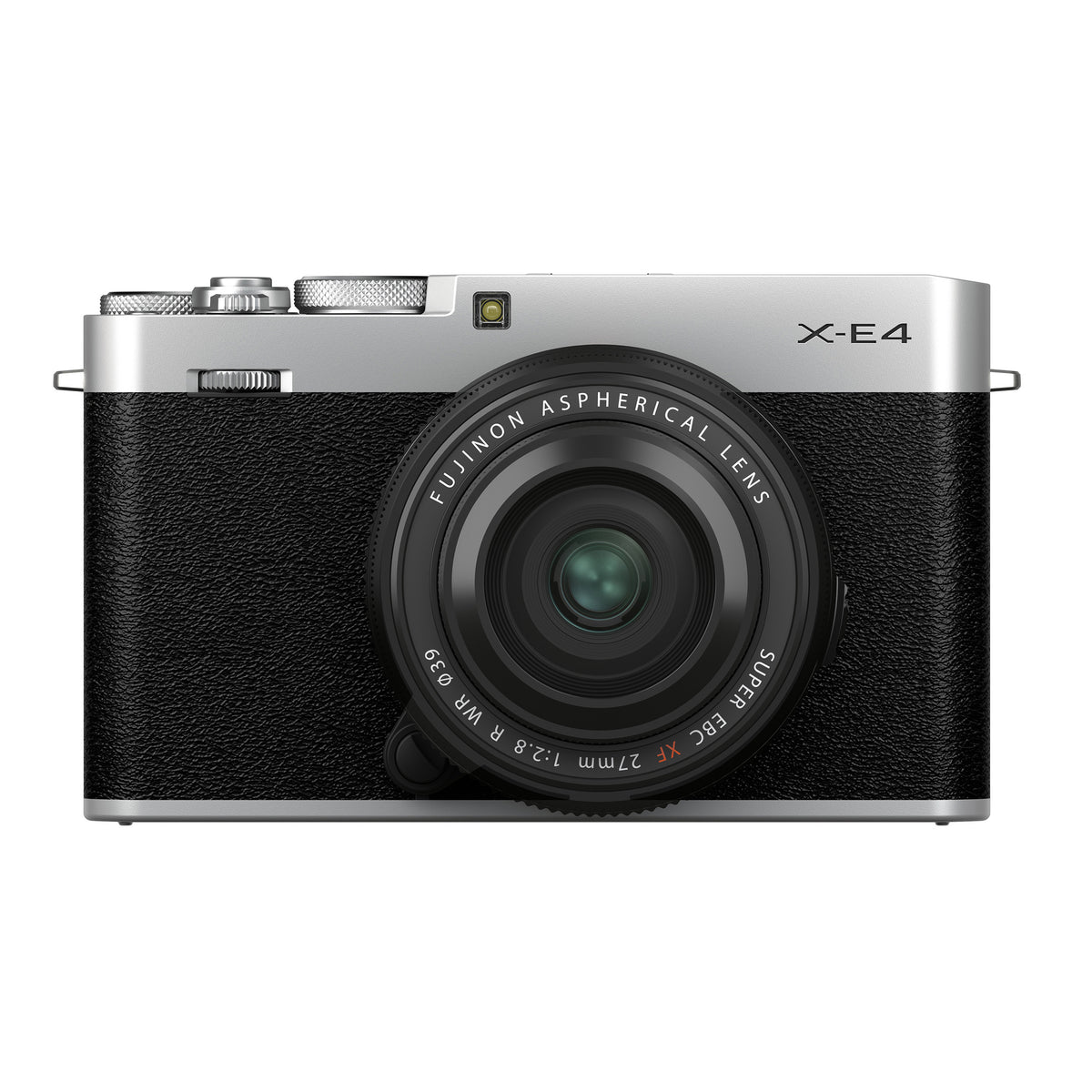 Fujifilm X-E4 Mirrorless Camera Body with XF 27mm f/2.8 R WR Lens Kit (Silver)