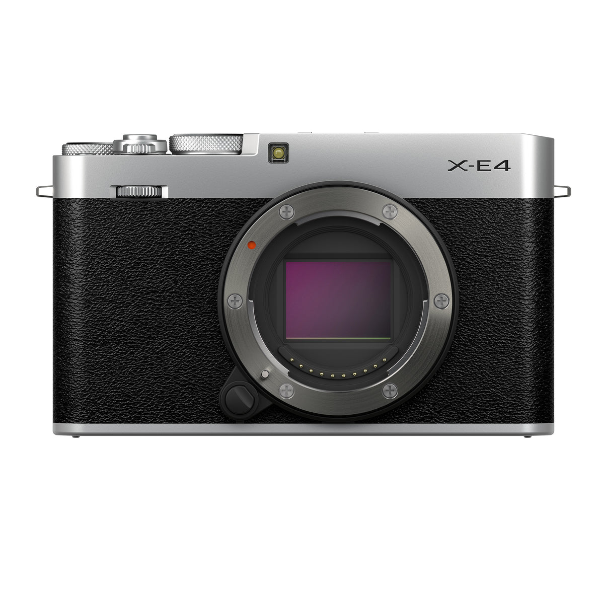 Fujifilm X-E4 Mirrorless Camera Body with XF 27mm f/2.8 R WR Lens Kit (Silver)