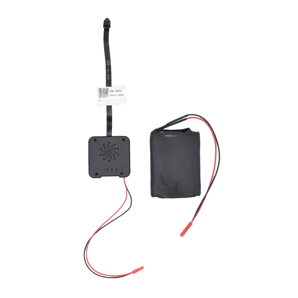 Mini Gadgets DIY Wi-Fi 1080p Hidden Camera Kit with Battery and AC Power