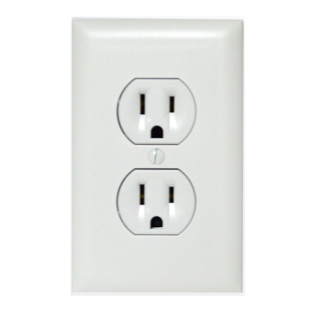 Mini Gadgets Bush Baby Hardwired Wall Outlet with Wi-Fi Hidden Camera (White)