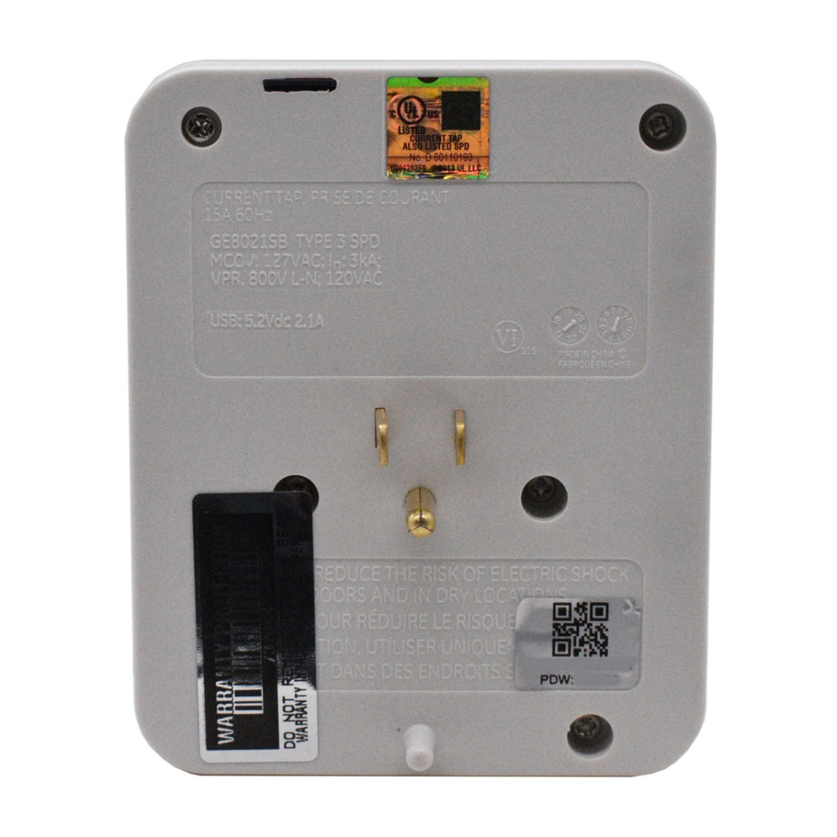 Mini Gadgets Bush Baby Fully Functional Wall Outlet with Wi-Fi Hidden Camera