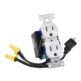 Mini Gadgets Bush Baby Hardwired Wall Receptacle Wi-Fi Hidden Camera (White)