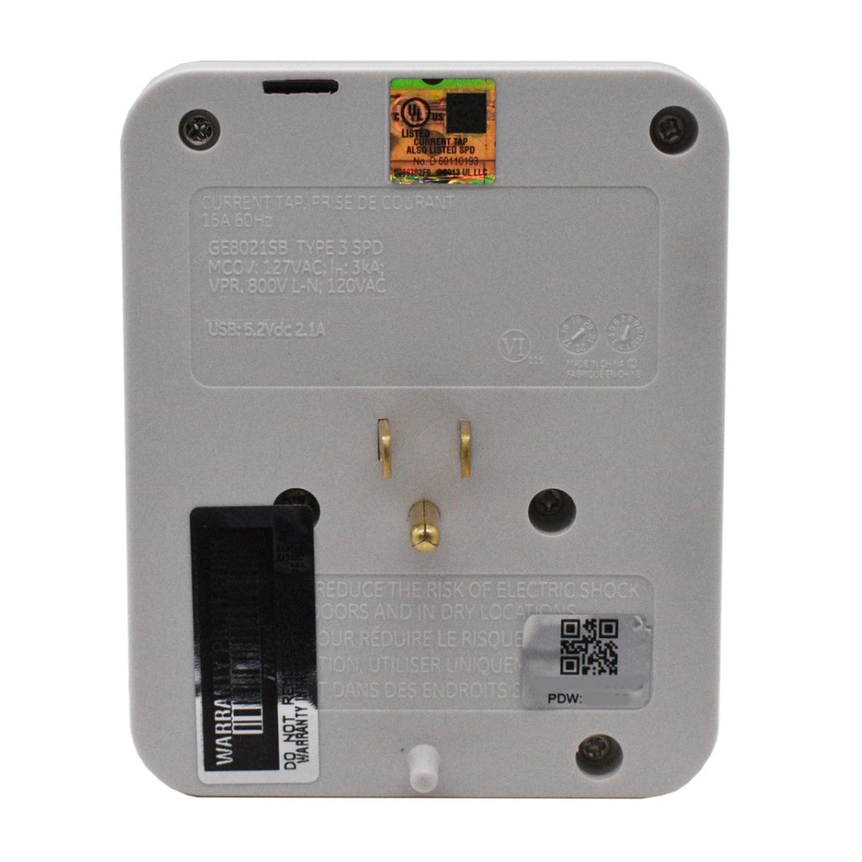 Mini Gadgets Bush Baby Stealth Fully Functional Outlet with 1080p Hidden Camera