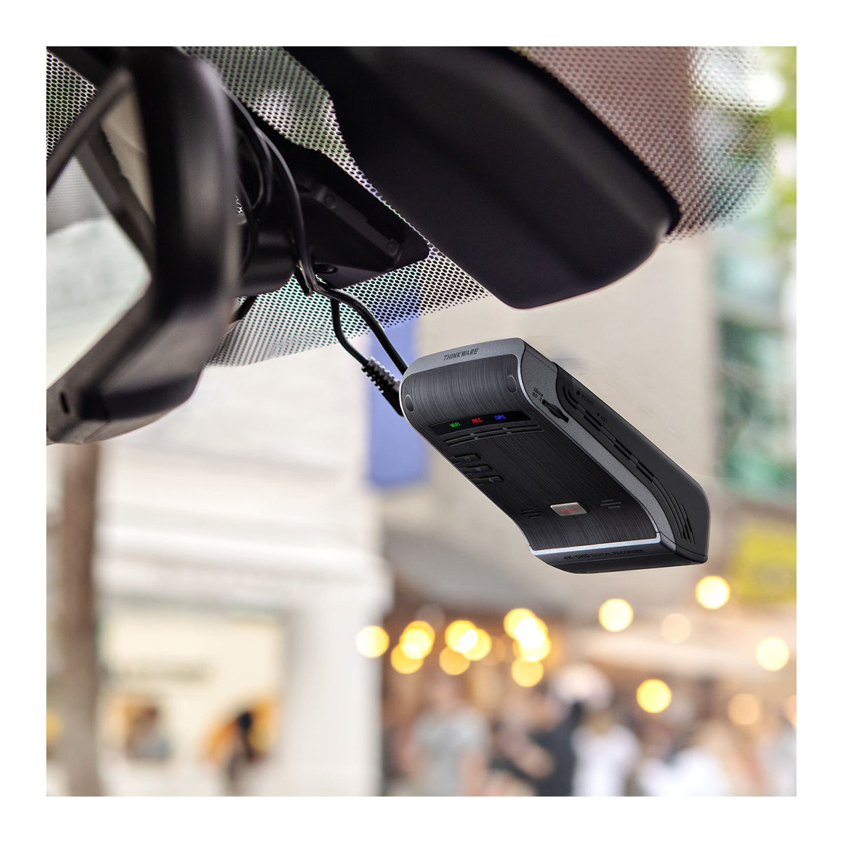 Thinkware U1000 4K UHD Wi-Fi Dash Cam and Rear View Camera Bundle with ADAS Support
