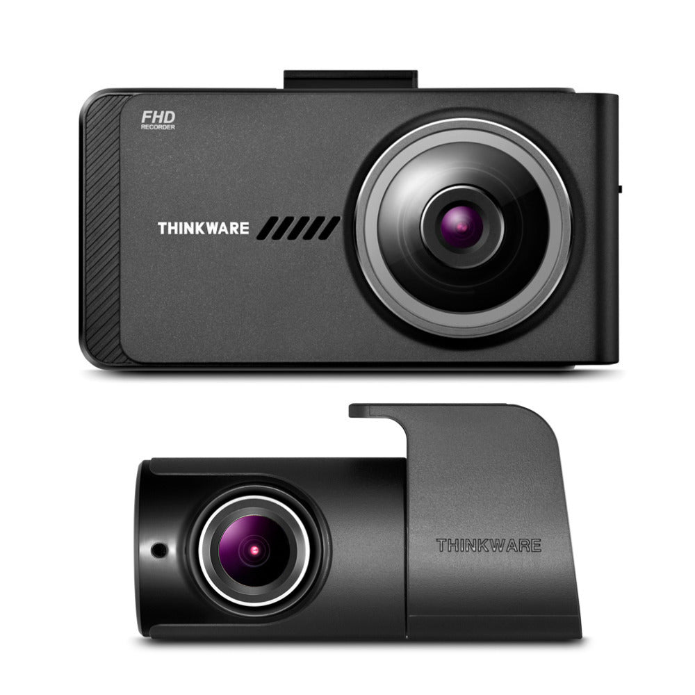 Thinkware X700 1080p 2.7-Inch LCD Dash Cam and Rear View Camera Bundle with GPS Support